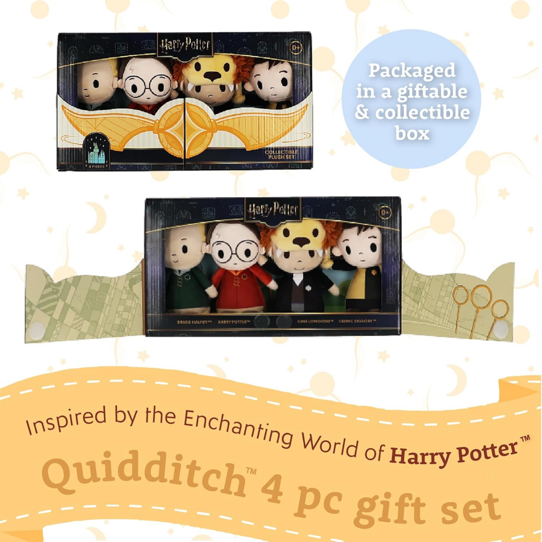 Set Peluches Quidditch Harry Potter (4 personajes)