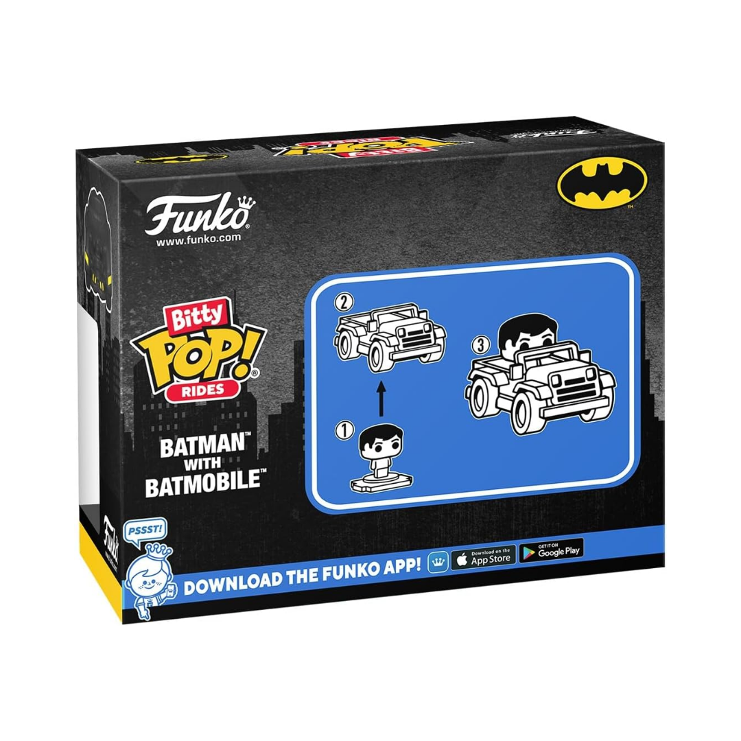 Bitty Pop Ride: Batman Blindado con Batmobile (DC Comics)