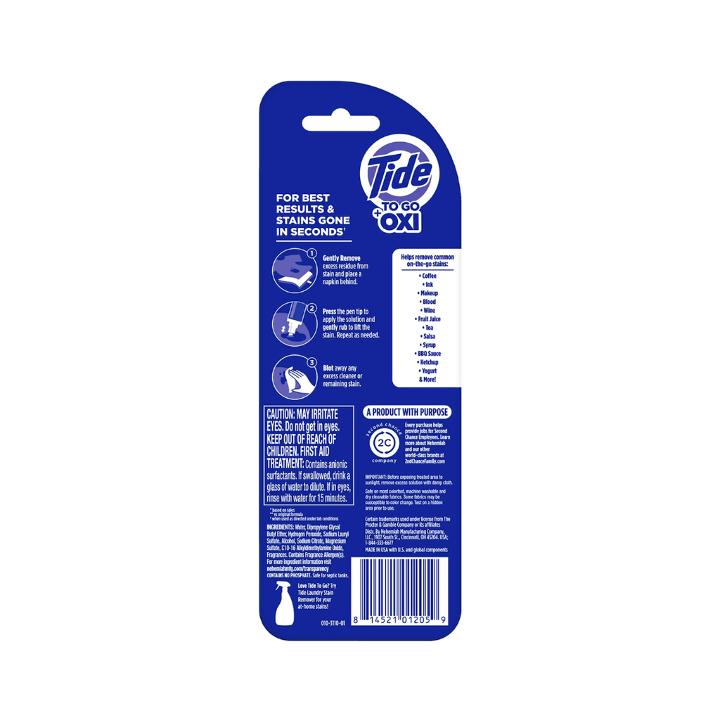 Tide To Go – Lápiz Quitamanchas Instantáneo