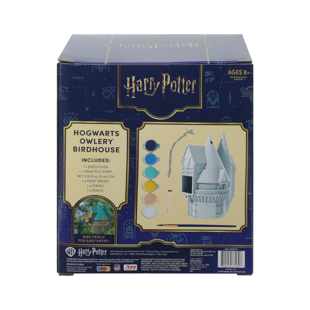 Harry Potter™ – Set Casita para Aves Hogwarts Owlery para Pintar