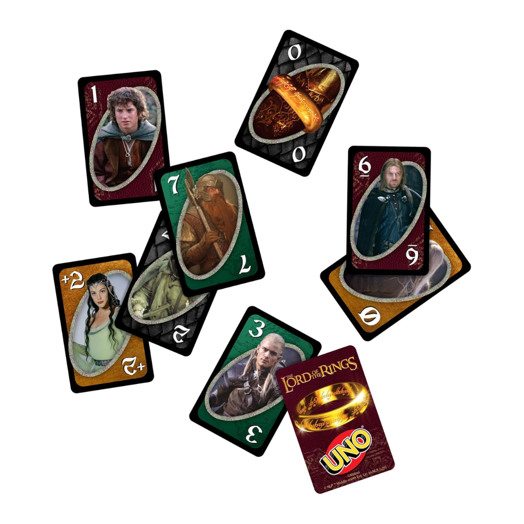 Juego de Cartas UNO - El Señor de los Anillos