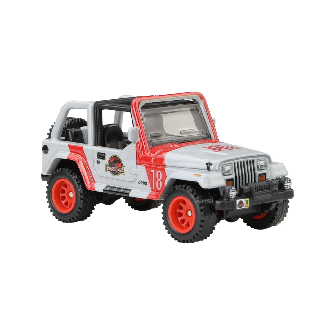 Hot Wheels Premium Pop Culture ’92 Jeep Wrangler Sahara Jurassic Park
