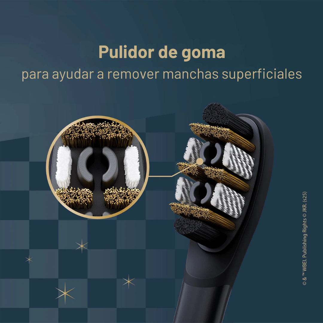 Cepillo de dientes sónico Colgate Harry Potter para adultos (Cerdas Suaves) – Negro