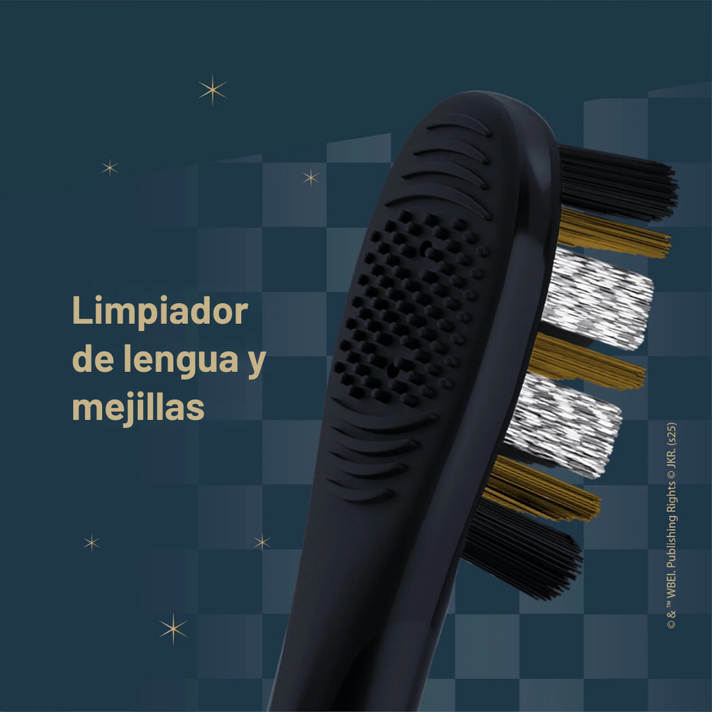 Cepillo de dientes sónico Colgate Harry Potter para adultos (Cerdas Suaves) – Negro