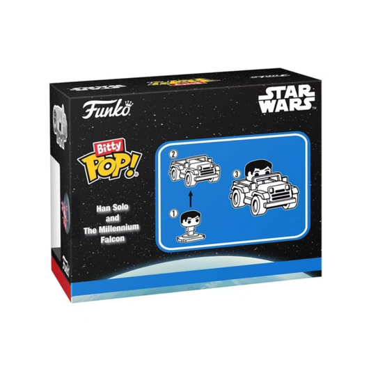 Bitty Pop Ride: Han Solo y Halcón Milenario