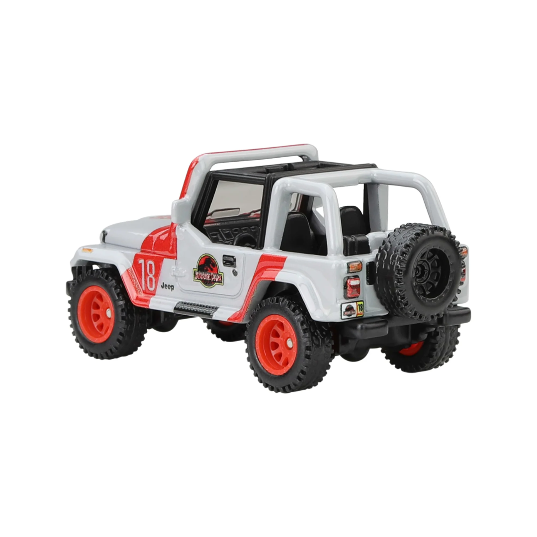 Hot Wheels Premium Pop Culture ’92 Jeep Wrangler Sahara Jurassic Park