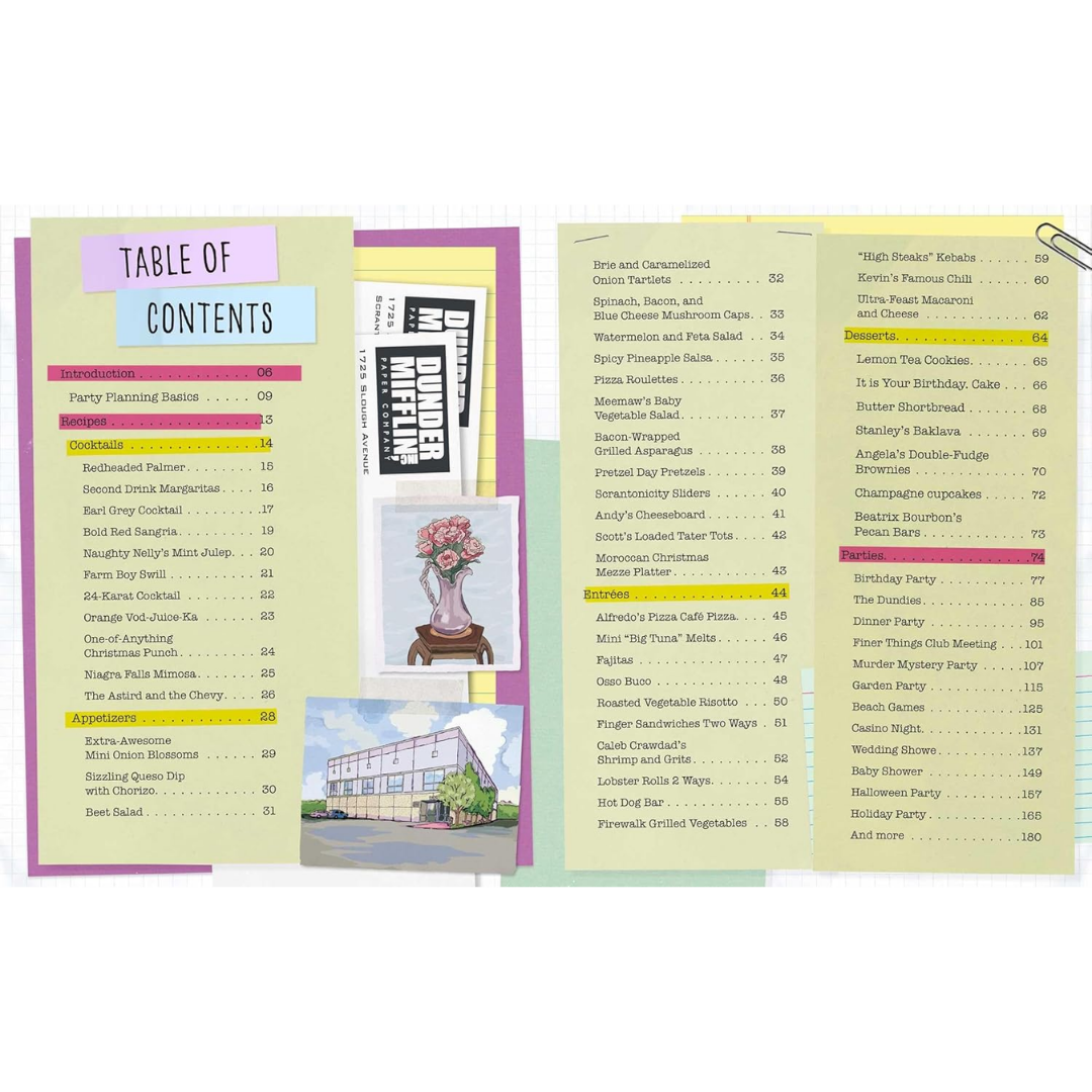 Libro de Cocina Oficial The Office: The Official Cookbook and Party Planning Guide