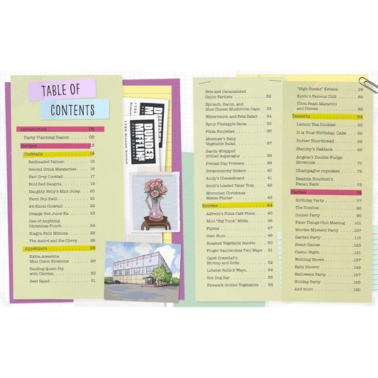 Libro de Cocina Oficial The Office: The Official Cookbook and Party Planning Guide