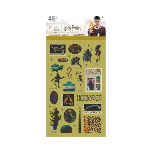 Harry Potter - Stickers Pociones y hechizos de herbología (4 hojas)