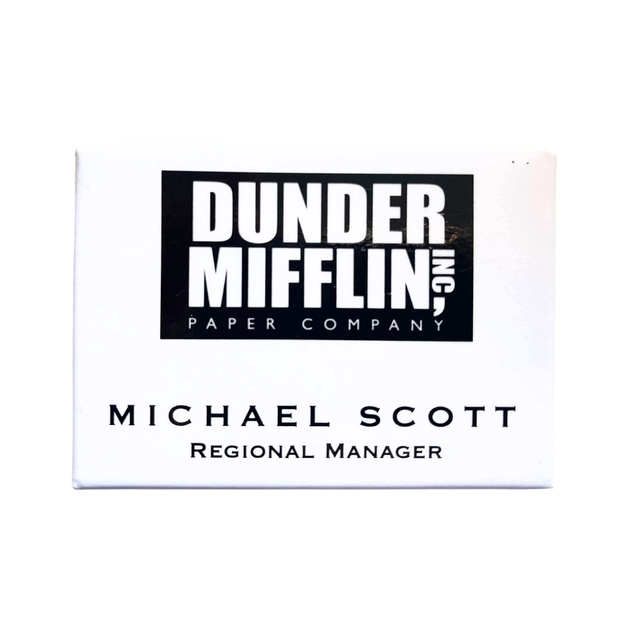 Imán Dunder Mifflin - Michael Scott