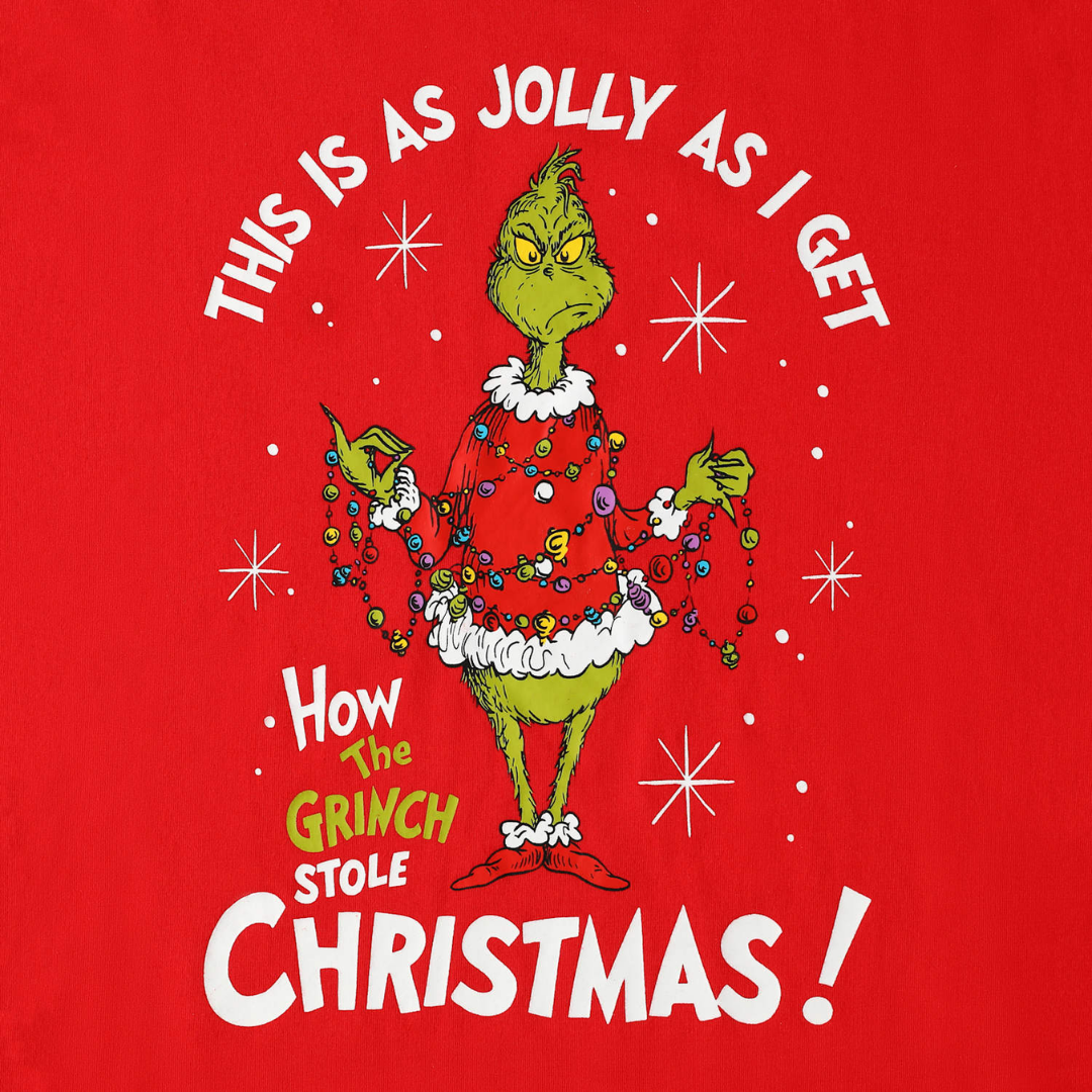 Polera Navideña The Grinch “This Is As Jolly As I Get”