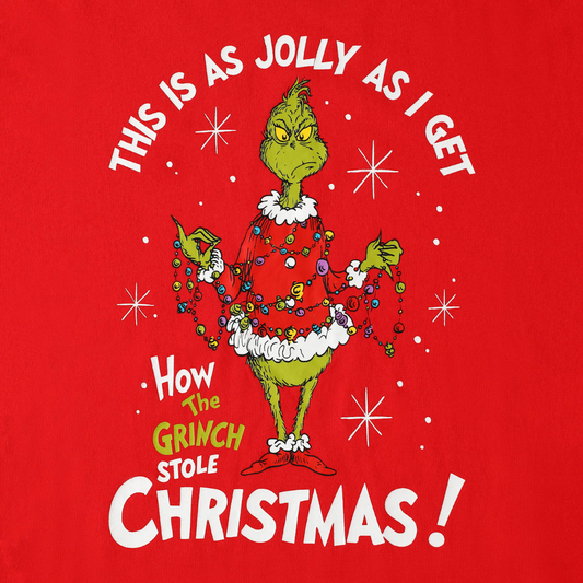 Polera Grinch – “This Is As Jolly As I Get” (Unisex)