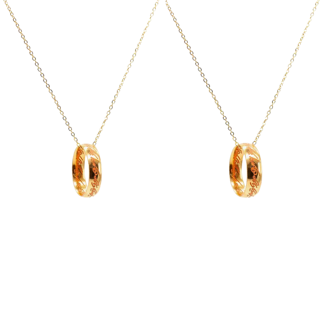 The Lord of the Rings – Set de Collares Best Friends “One Ring” (Brilla en la Oscuridad)