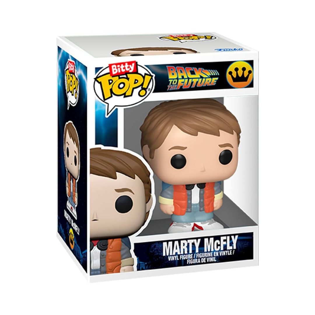 Bitty Pop Ride: Marty McFly con Máquina del Tiempo – Regreso al Futuro
