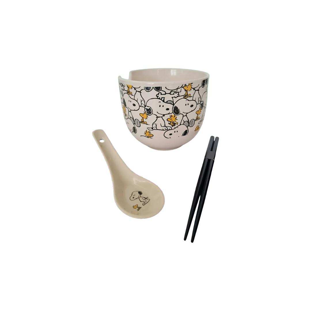 Bowl Ramen Noodle Snoopy
