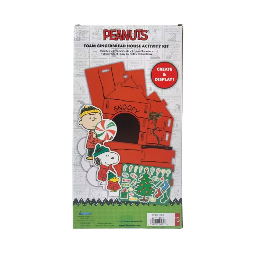 Kit Casita Navideña Snoopy (Kit de Actividades) — Peanuts