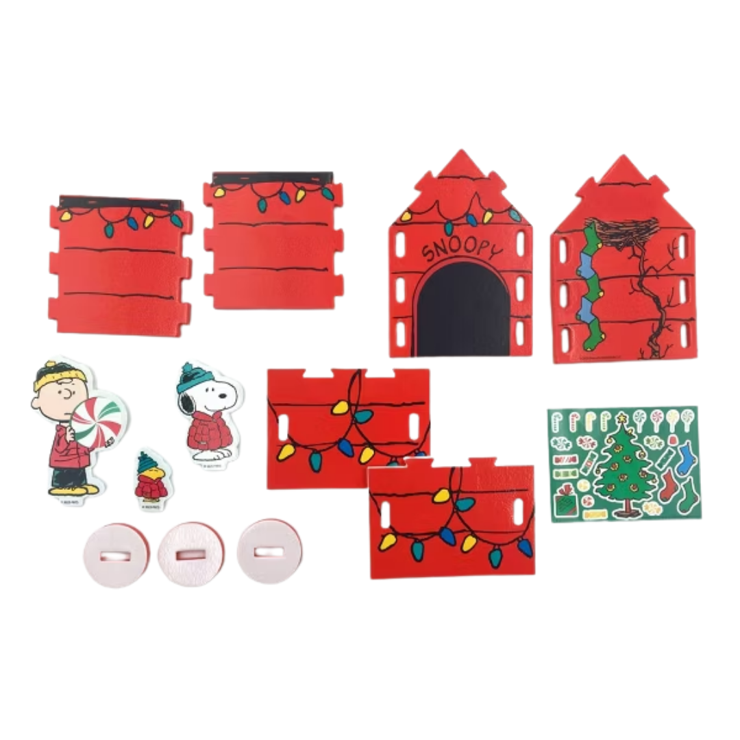 Casita Navideña Snoopy (Kit de Actividades)