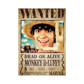 Imán para Refrigerador "WANTED" - One Piece