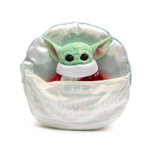 Peluche Navideño Grogu con Bufanda – Star Wars | The Mandalorian