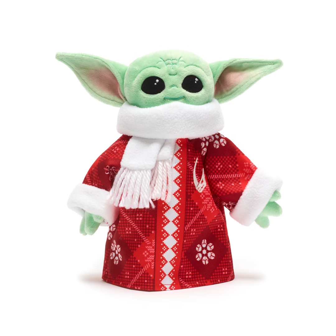 Peluche Navideño Grogu con Bufanda – Star Wars | The Mandalorian