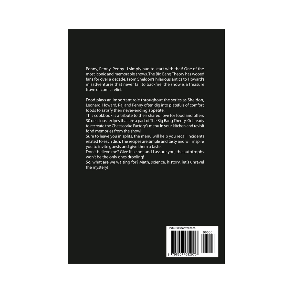 Libro de Cocina The Big Bang Theory Cookbook: Not So Gastronomically Redundant Cookbook