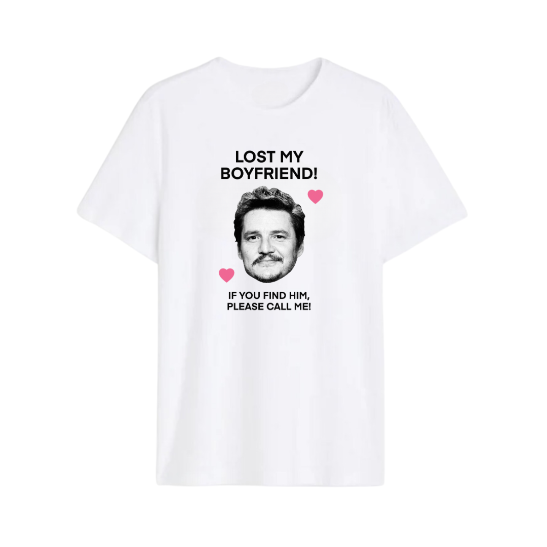 Polera Lost My Boyfriend -Pedro Pascal