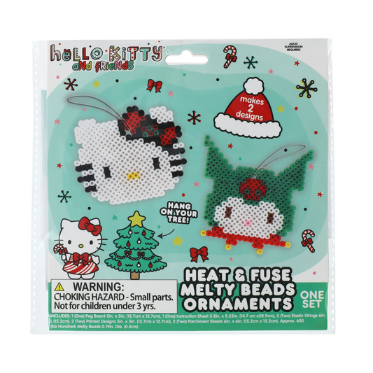 Kit Adornos Navideños de Mostacillas Hello Kitty (Kuromi)