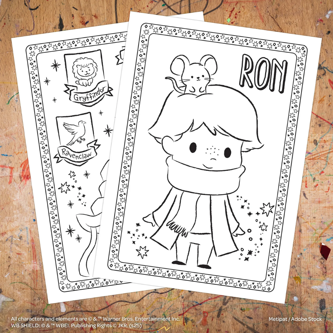 Libro para Colorear Harry Potter