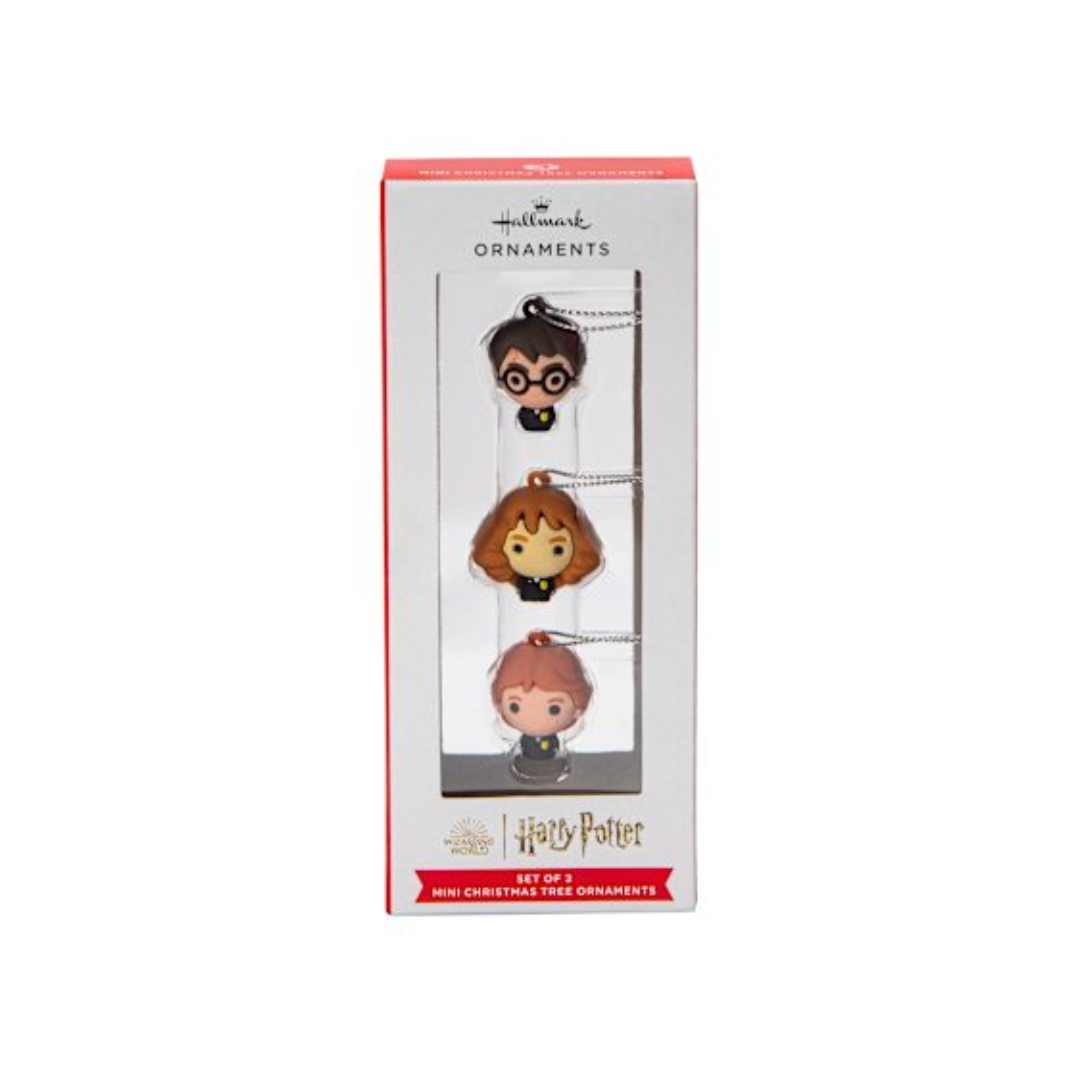 Set de 3 Adornos Miniatura Harry Potter — Hallmark
