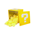 Caja Misteriosa con Caramelos Moneda - Super Mario Bros