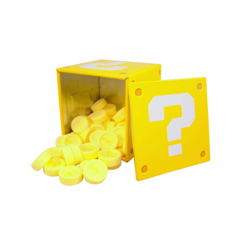 Caja Misteriosa con Caramelos Moneda - Super Mario Bros