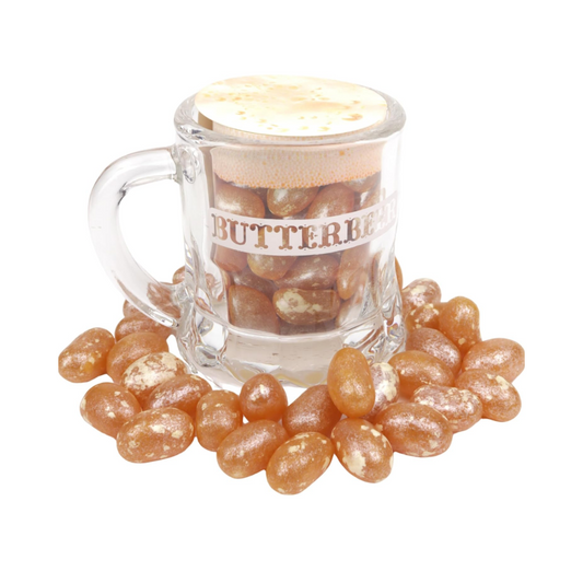 Mini Shopero de Vidrio incluye Butterbeer Jelly Beans