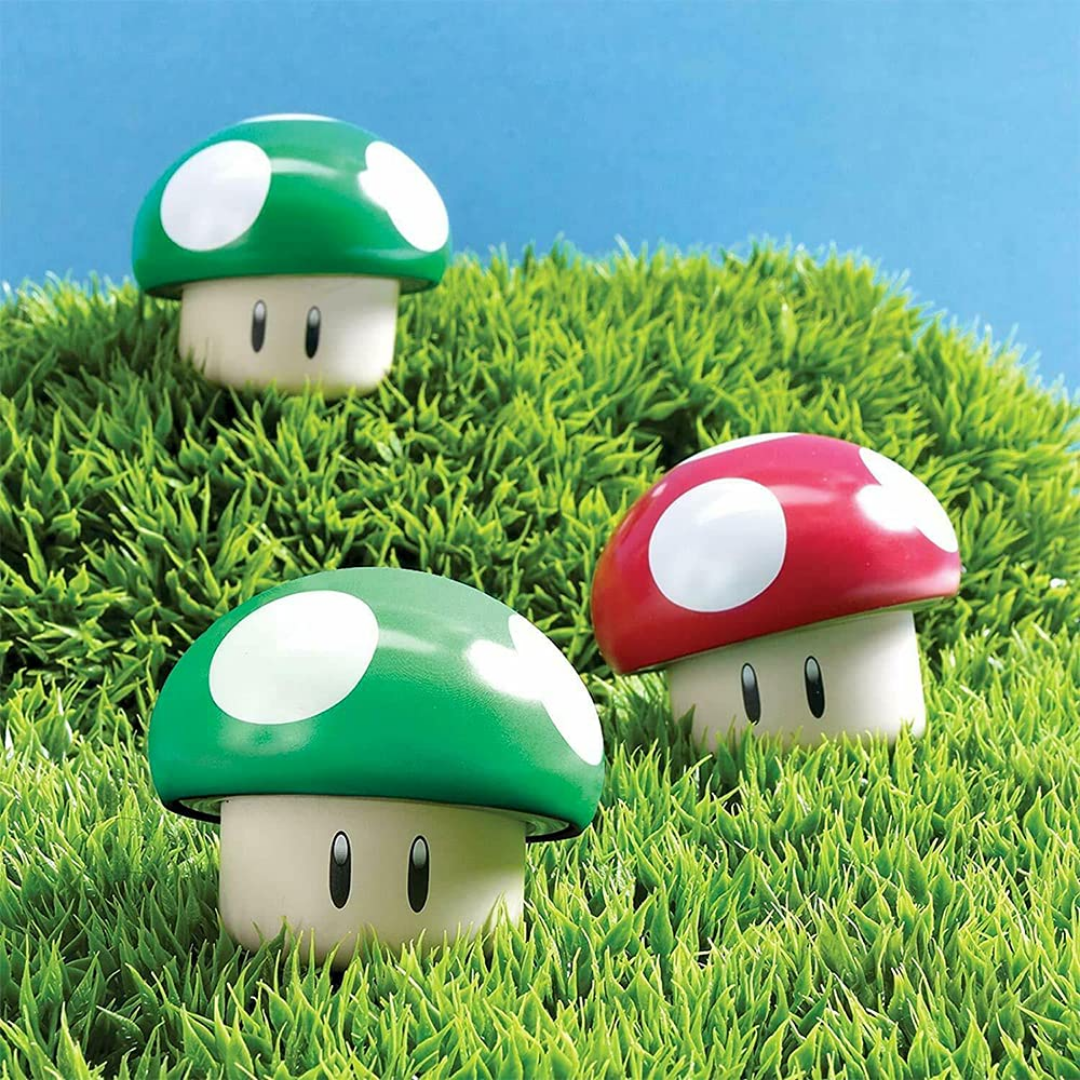 Lata de Caramelos Hongo (Rojo o Verde) - Super Mario Bros