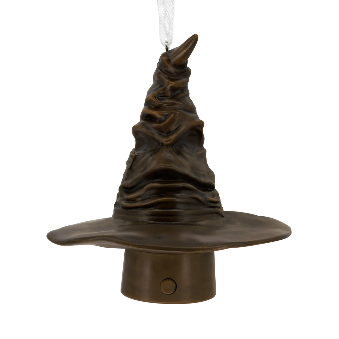 Adorno Navideño Harry Potter Sombrero Seleccionador con Luz