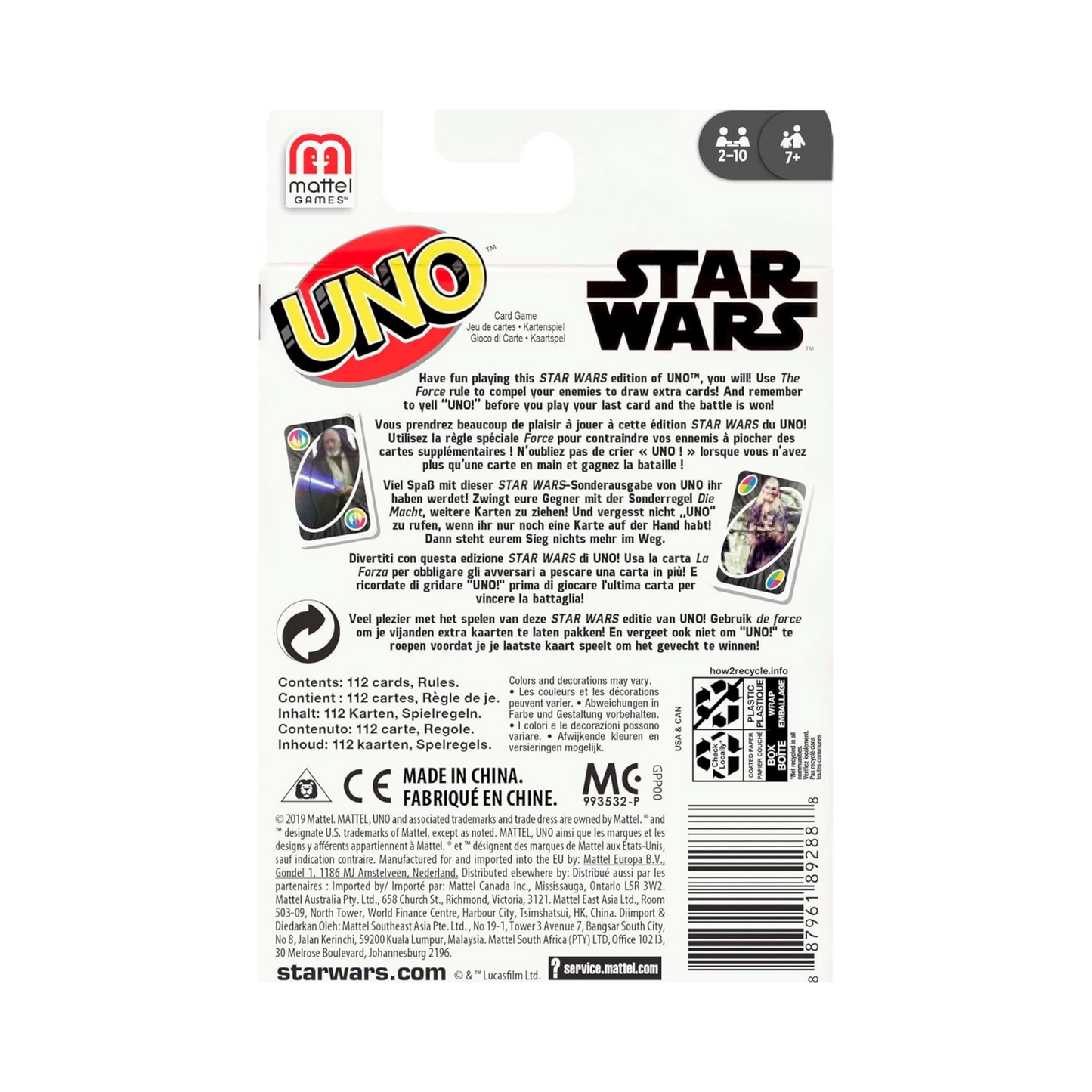 UNO Star Wars - Edición Especial