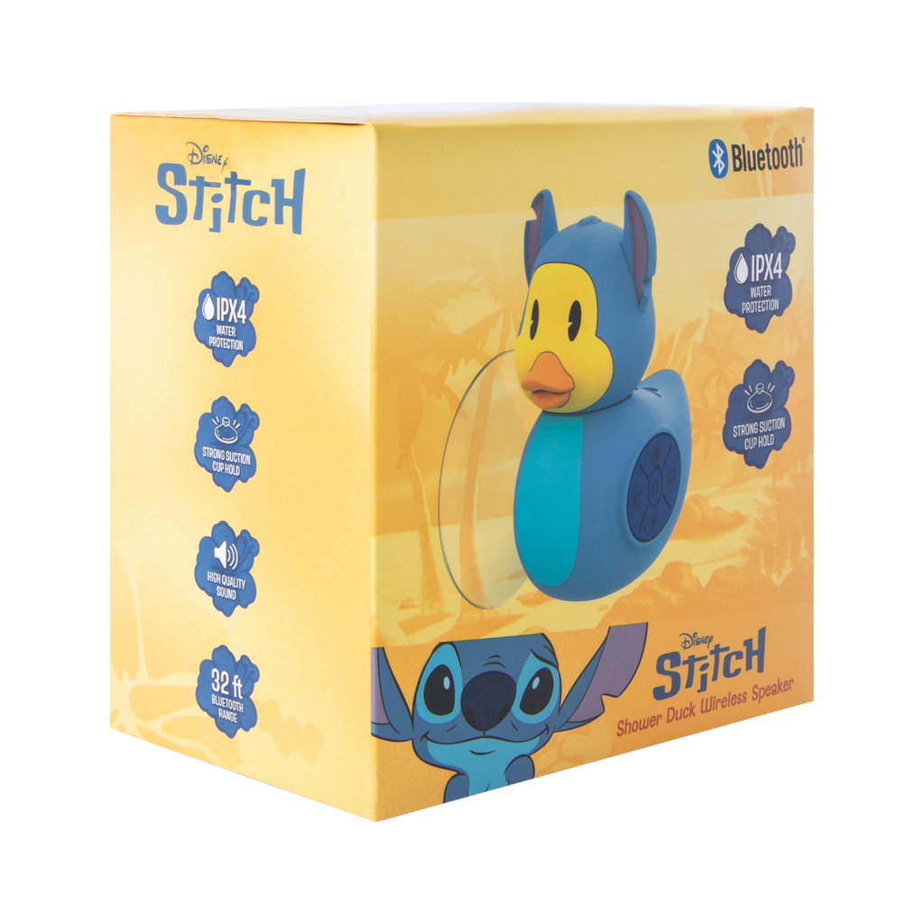 Parlante Bluetooth de Ducha Disney Patito Stitch