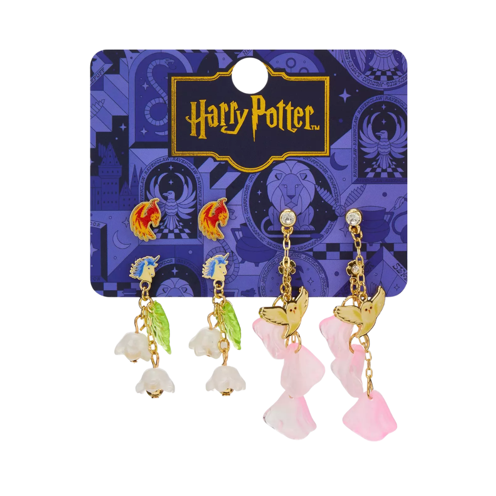 Set de Aros Harry Potter Floral Icons (Pack 4)