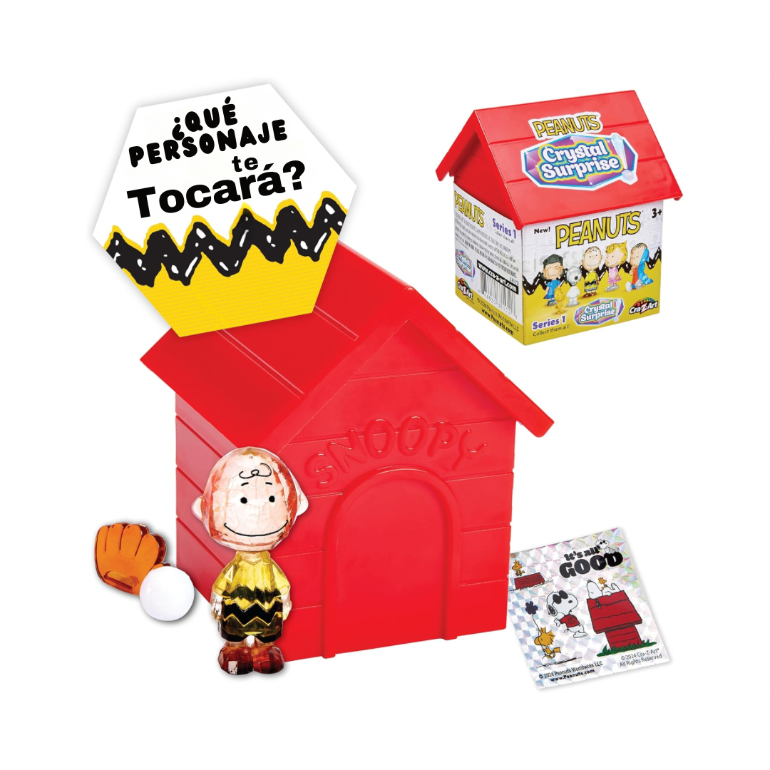 Peanuts Crystal Surprise - Figura de Cristal con Accesorios