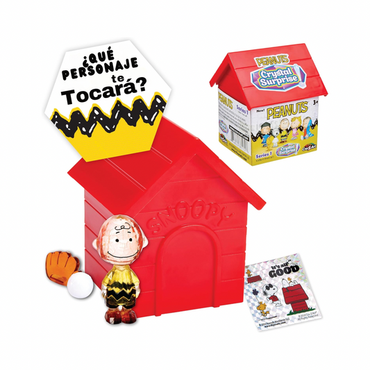 Peanuts Crystal Surprise - Figura de Cristal con Accesorios