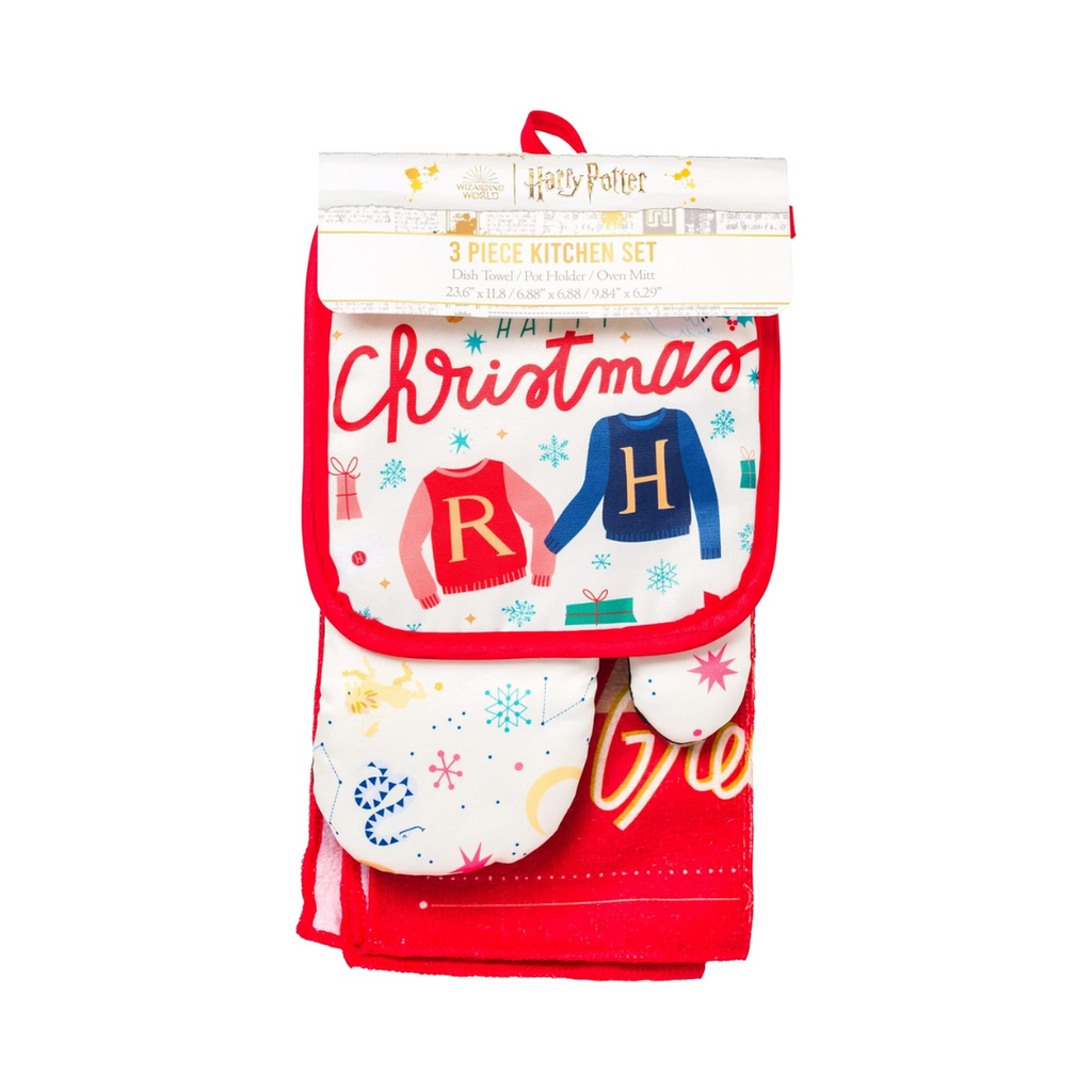 Set de Cocina Navideño Harry Potter — 3 Piezas