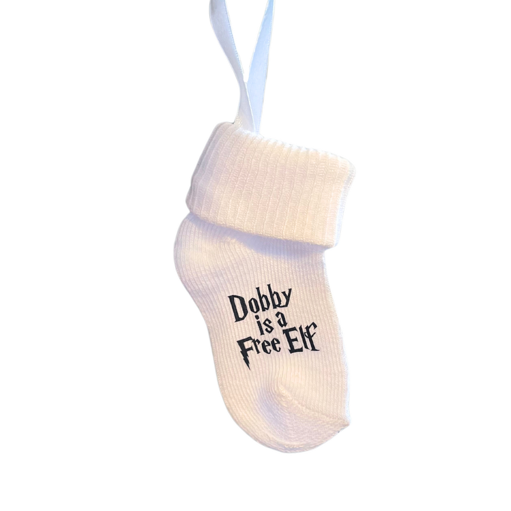 Adorno Navideño "Dobby is a Free Elf" — Harry Potter