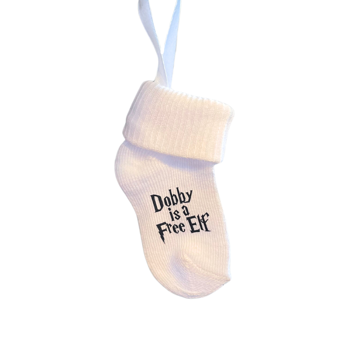 Adorno Navideño "Dobby is a Free Elf" — Harry Potter