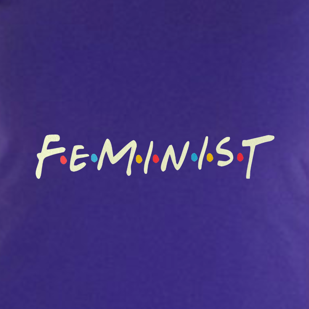 Polera Feminist - Friends Edition (Morada)