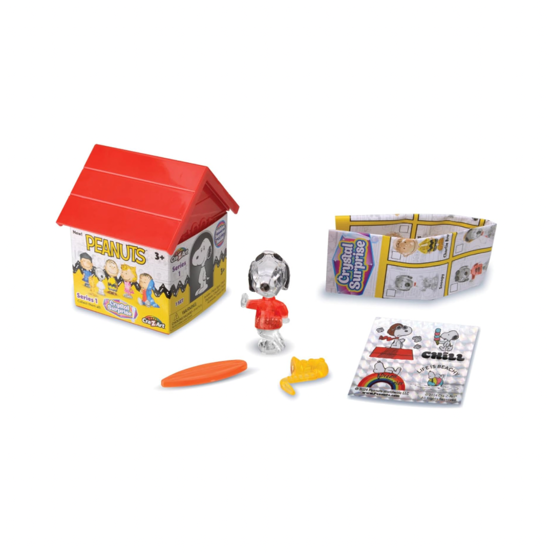 Peanuts Crystal Surprise - Figura de Cristal con Accesorios