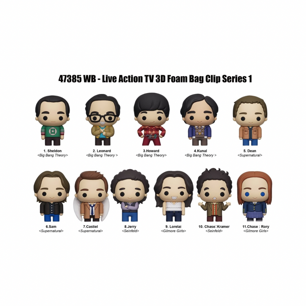 Bolsa Misteriosa Warner Bros Gilmore Girls/ The Big Bang Theory/ Supernatural/ Seinfeld
