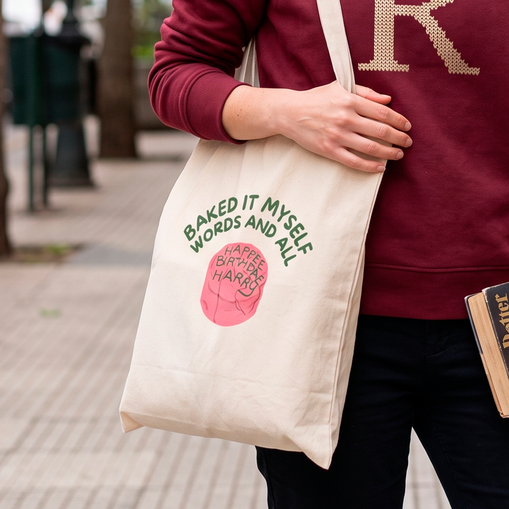 Tote Bag Pastel Happee Birthdae Harry